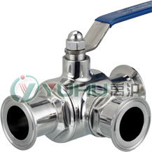 衛生級三通球閥