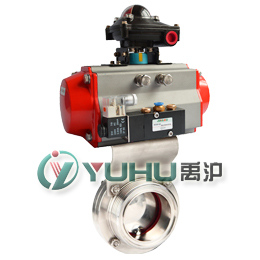 D621F衛(wèi)生級氣動蝶閥（外螺紋連接）